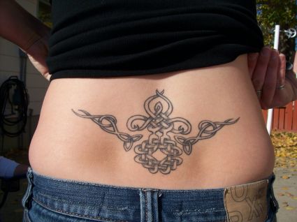 Celtic Knot Tattoo On Back